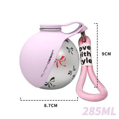 Portable Dog Water Bottle with Bowl | Leak-Proof Travel Bottle for Dogs