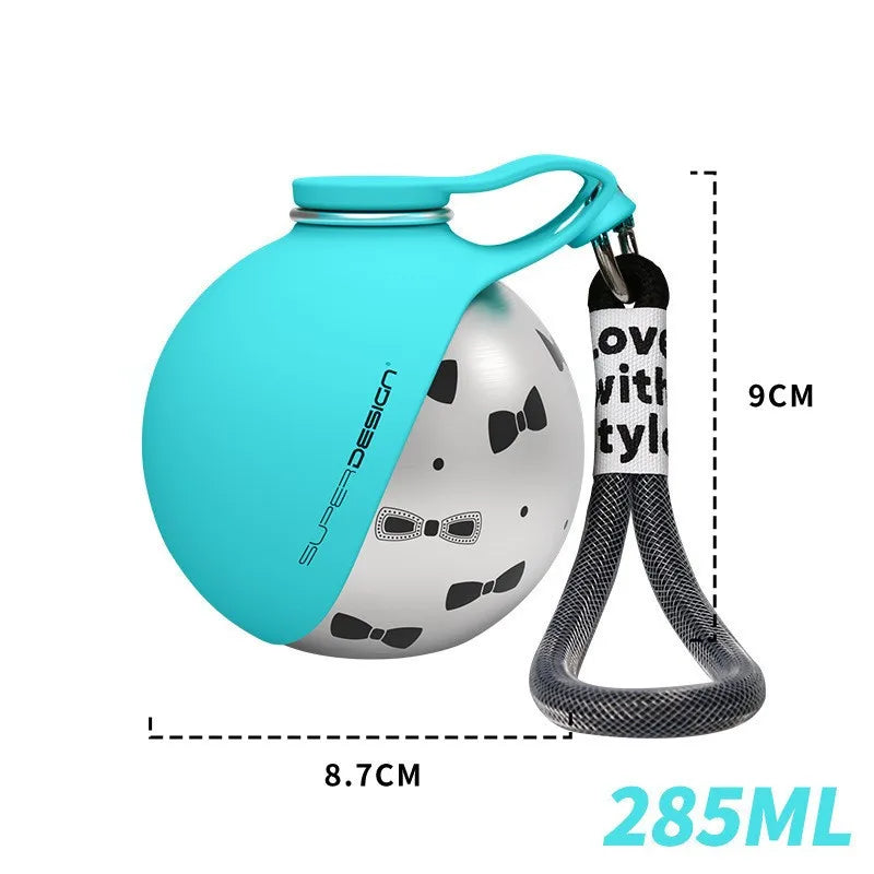 Portable Dog Water Bottle with Bowl | Leak-Proof Travel Bottle for Dogs
