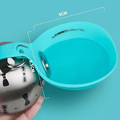 Portable Dog Water Bottle with Bowl | Leak-Proof Travel Bottle for Dogs
