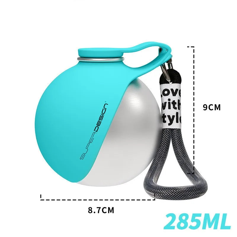 Portable Dog Water Bottle with Bowl | Leak-Proof Travel Bottle for Dogs