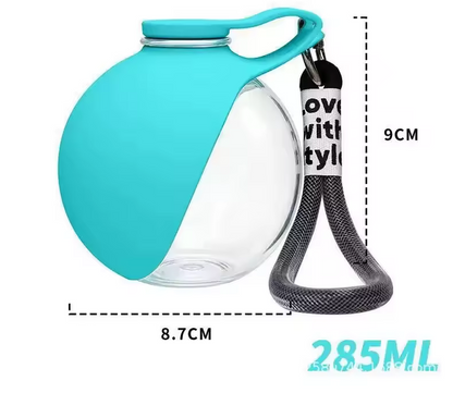 Portable Dog Water Bottle with Bowl | Leak-Proof Travel Bottle for Dogs